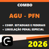 COMBO AGU – PFN (ADVOGADO DA UNIÃO E PROCURADOR DA FAZENDA NACIONAL + COMPLEMENTARES ESTADUAIS E FEDERAIS + LPE) G7 JURÍDICO 2026