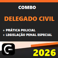 COMBO DPC (DELEGADO CIVIL + PRÁTICA POLICIAL + LPE) G7 JURÍDICO 2026