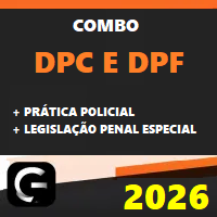 COMBO DPC E DPF (DELEGADO CIVIL + DELEGADO FEDERAL + PRÁTICA POLICIAL + LPE) G7 JURÍDICO 2026