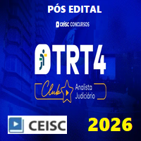 TRT 4 CLUB (ANALISTA JUDICIÁRIO ÁREA JUDICIÁRIA) GARANTIA PÓS EDITAL 2026