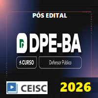 DPE BA (DEFENSOR PÚBLICO DO ESTADO DA BAHIA – INTENSIVO) GARANTIA PÓS EDITAL 2026