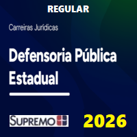 DPE (DEFENSORIA PÚBLICA ESTADUAL – DEFENSOR PÚBLICO) REGULAR 2026
