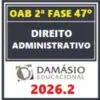Curso de Direito Administrativo para concursos públicos e OAB 2026.