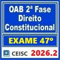 Imagem relacionada ao exame de Direito Constitucional da 2ª fase da OAB 47º.