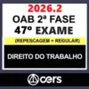Curso preparatório para OAB e concursos públicos com foco em Direito do Trabalho.