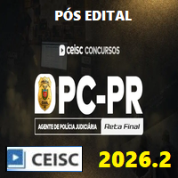 PC PR (AGENTE DE POLÍCIA JUDICIÁRIA DO PARANÁ) RETA FINAL - PÓS EDITAL 2026.2